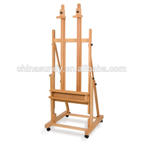 Wooden standing easel for children/ magnetic easel for kids