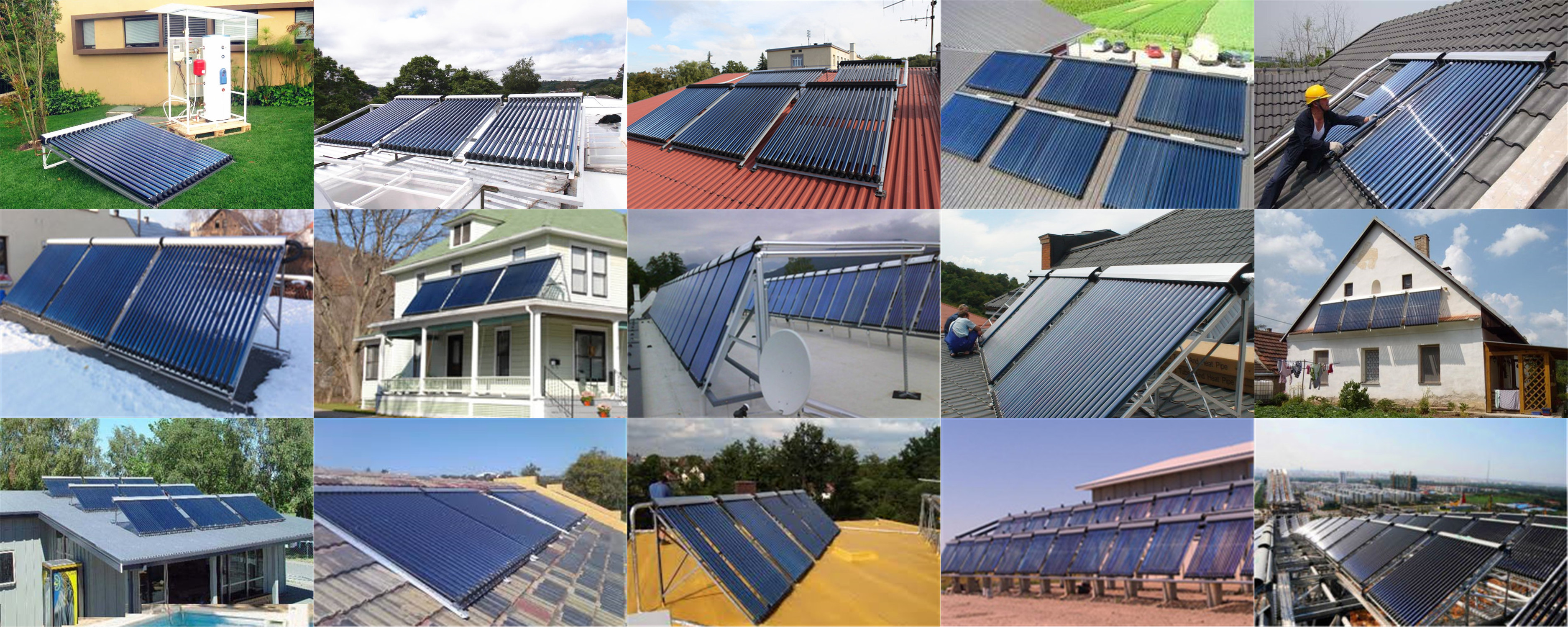 Zhejiang import balcony heat pipe seperate pressure solar water heater energy home solar system