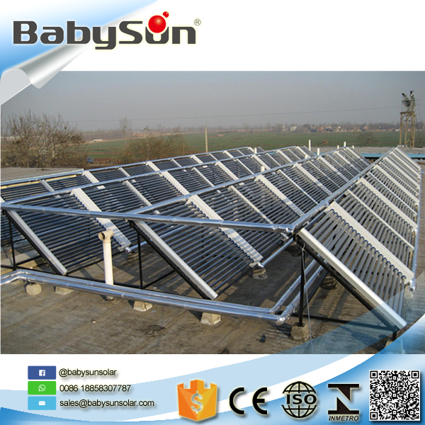 Solar  Heat Pipe Vacuum Tube Pressurized Solar Collector 10,15,20,25,30 Tubes