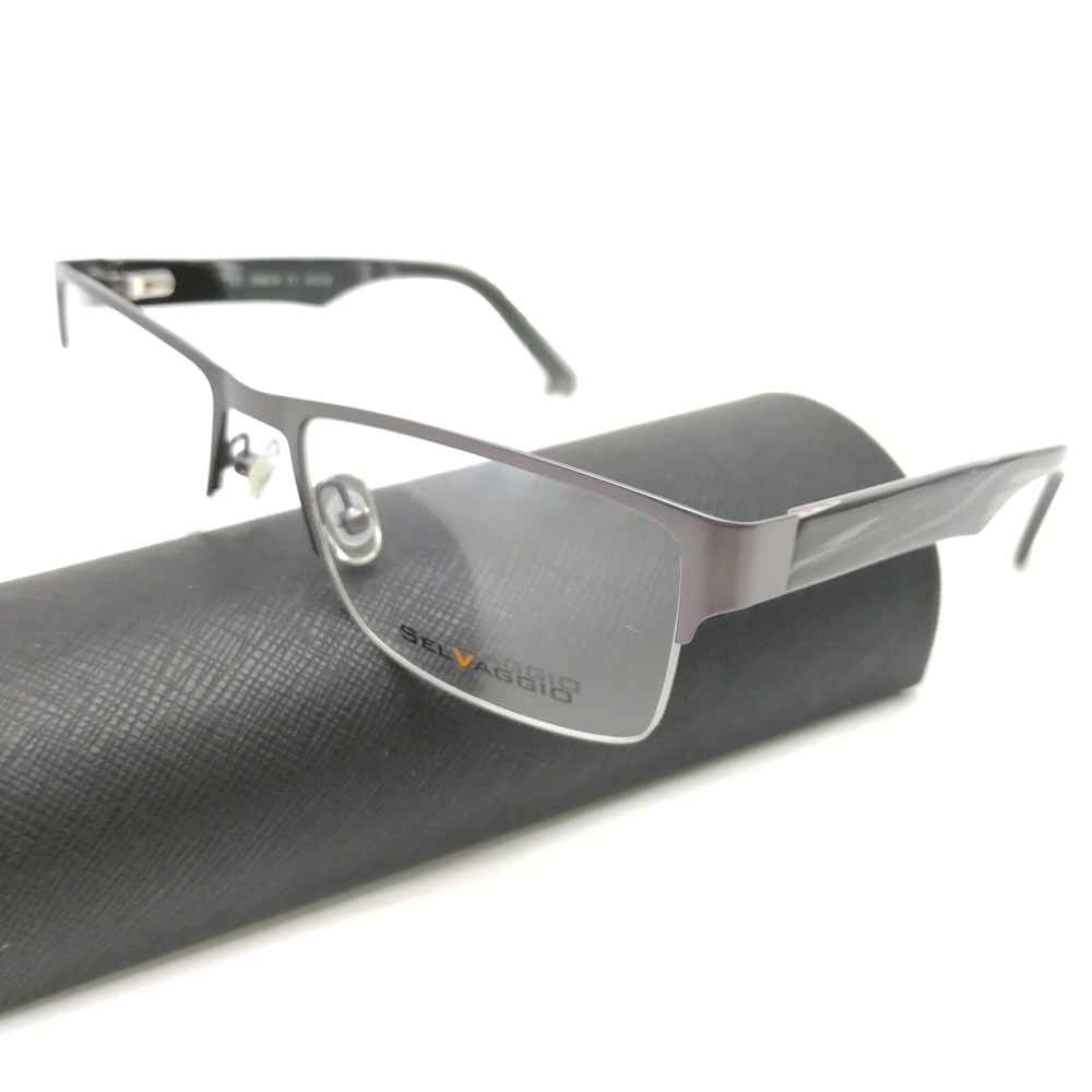 Europe America new style metal eye glasses frame half rim optical glasses frame