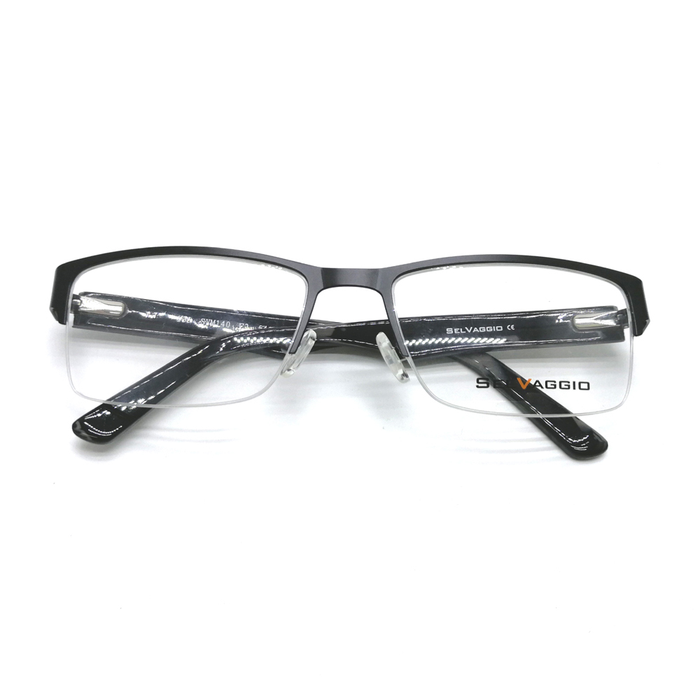 Europe America new style metal eye glasses frame half rim optical glasses frame