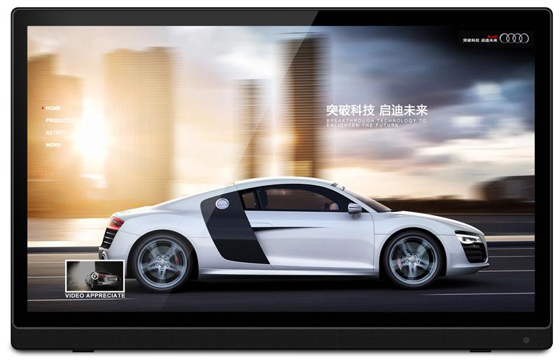 24 inch Capacitive Touch Android LCD Panel Indoor Advertising Screen Digital Signage All In One Tablet Pc With RK3188