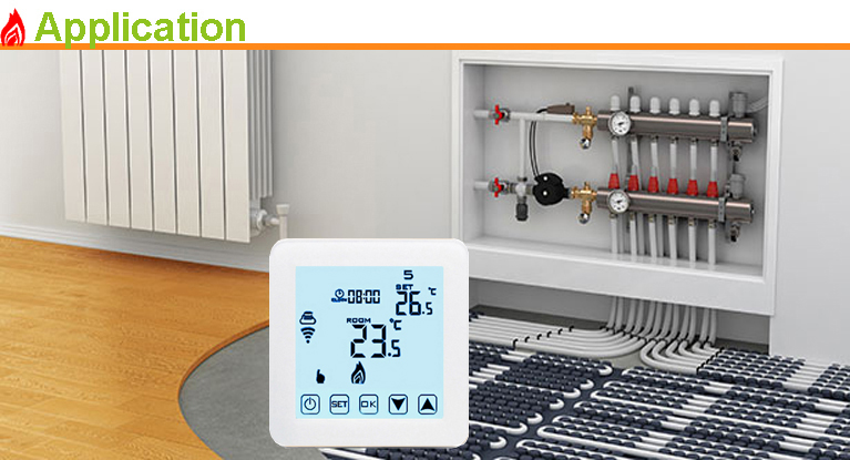 3A Wifi Remote Control Programmable Thermostat