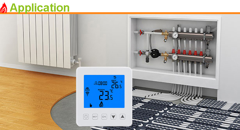 Digital Wifi Thermostat For Underfloor Heating Manifold