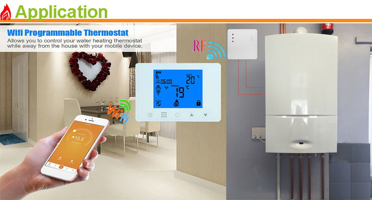 Smart Wireless Gas Boiler Wifi Thermostat
