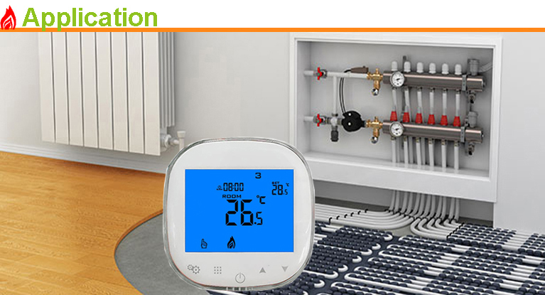 LCD Display Water Radiator Heating Thermostat Underfloor Heating