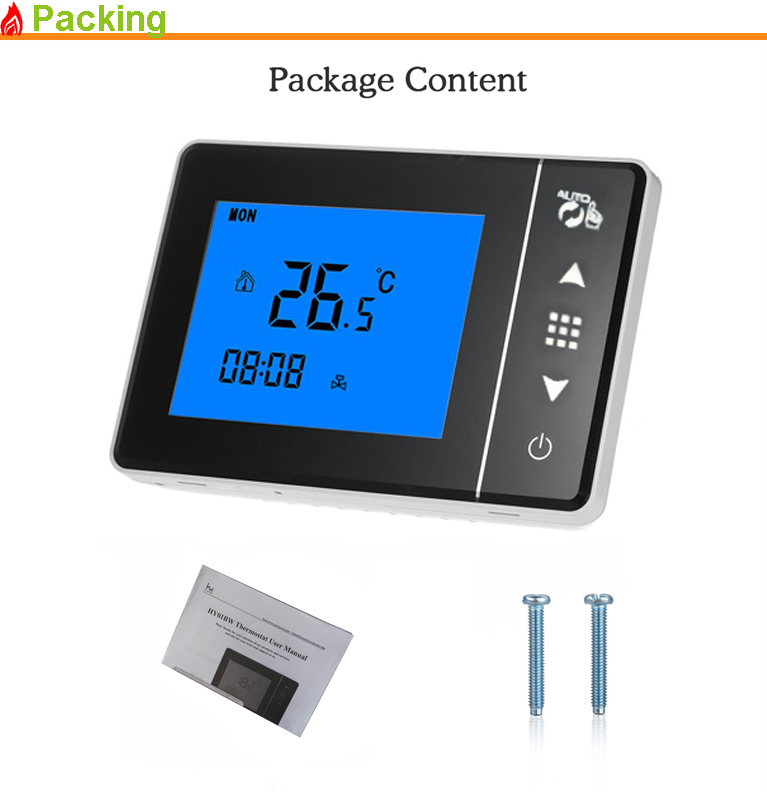 6 Period Programmable Digital Electronic Heater Thermostat