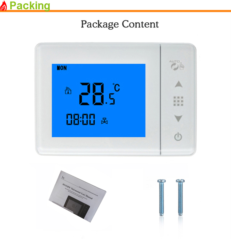 Home Heating Floor Water Heater Thermostat Programmable