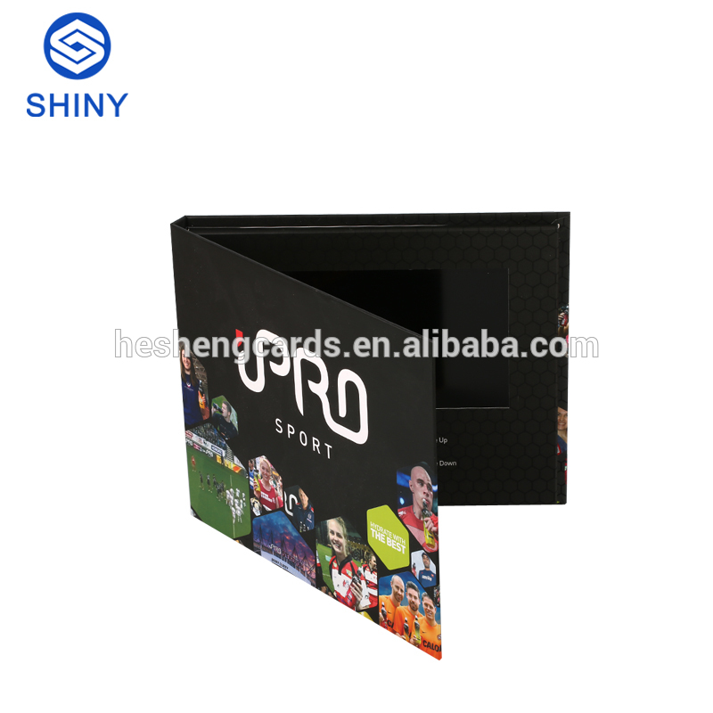 Factory Printing Handmade 7 inch LCD Invitation Card Video Marketing Book Promotional Video Player