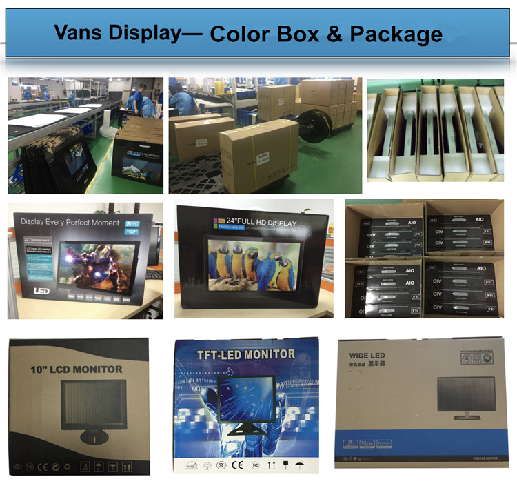 Hot Sale 12 inch LED LCD Display TV With AV TV USB VGA Input