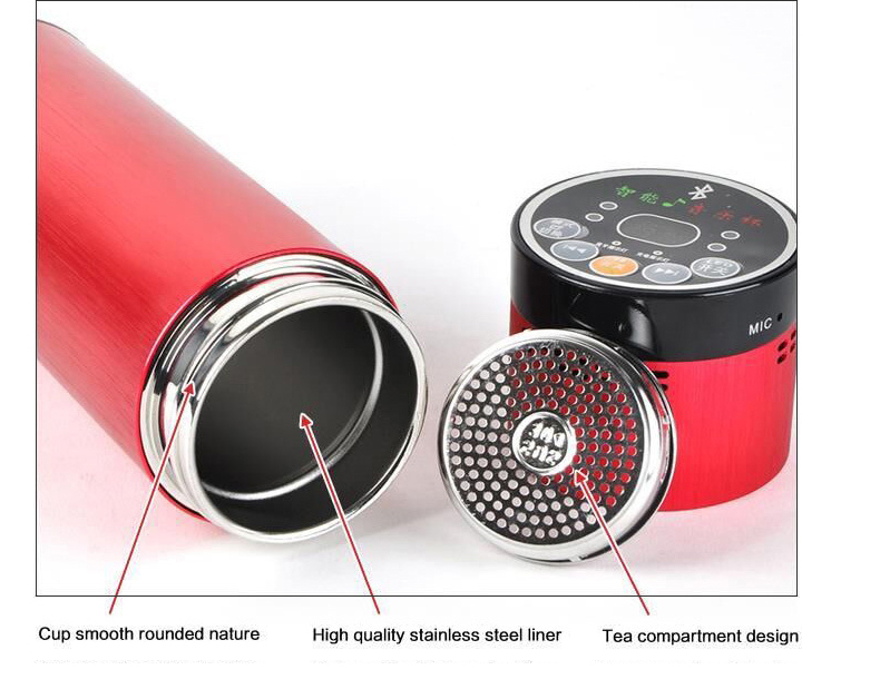 Outdoor Sport Bottle Portable Water Resistant Inserted TF Card Wireless Speaker With Good Sealing Performance Leakproof