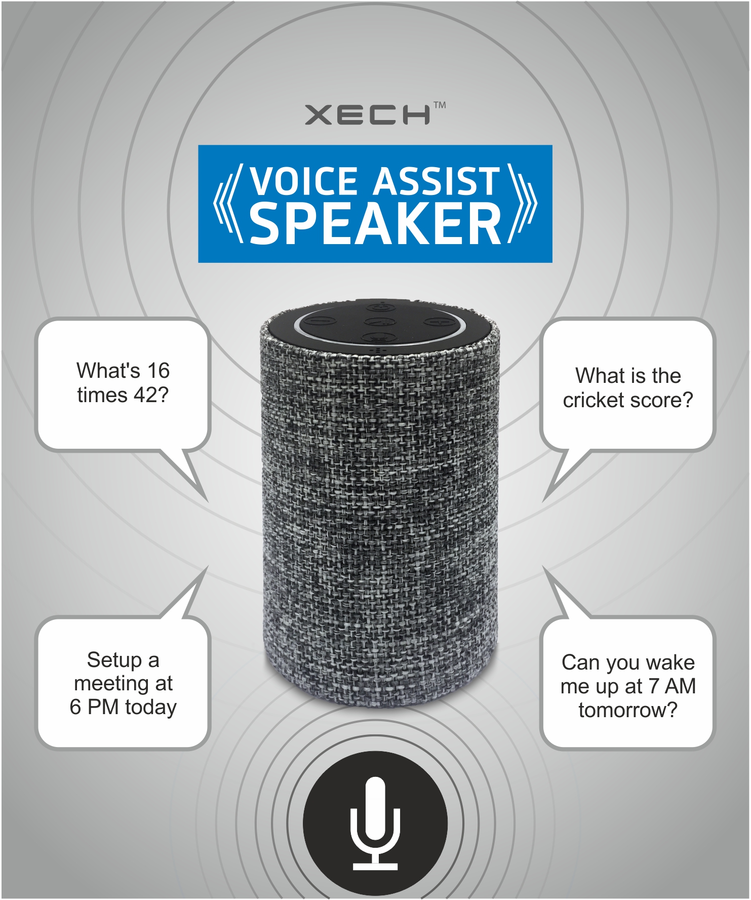 XECH Voice Assist Speaker