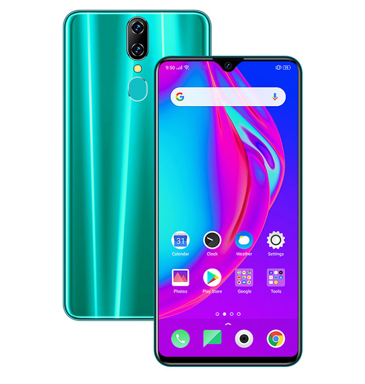 Factory hot sell 6.3" Octa core 4+64GB Unlocked Smart phone with Face ID Long battery  mobile phone