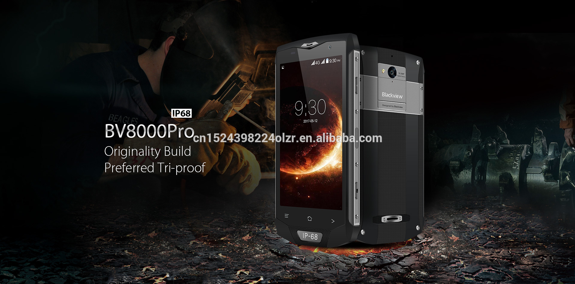 Blackview BV8000 unlocked Cell phone 5" 6+64GB   mobile phone Built in NFC long battery 4200mah Smart phone