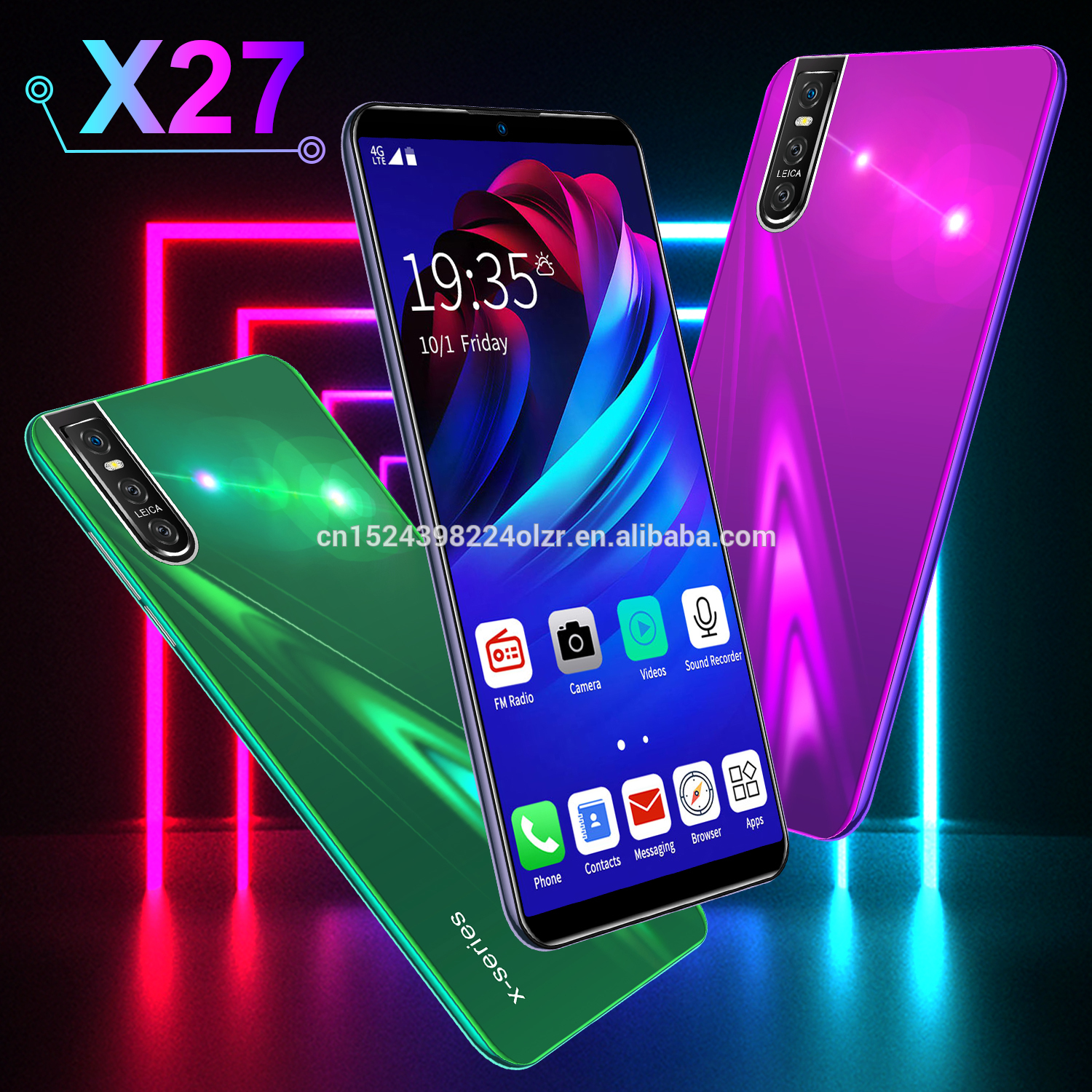 Wholesale X27 Mobile Phone Android 6.1" 2+16GB  Full Screen Dual Sim Unlocked Smart Phones fast shipping
