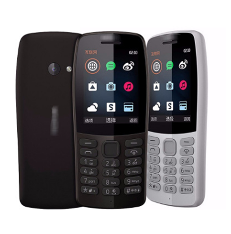 Cheap price 2.4  inch 210  Dual-SIM Cell Phone with FM/ Bluetooth   Unlocked Cell Phones