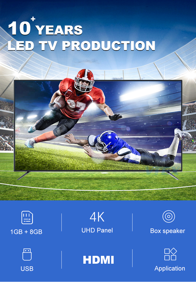 Cheap OEM Android Smart 32 40 42 50 65 75 inch 4K Flat HD LED TV LED  Smart Android IPTV LED Television