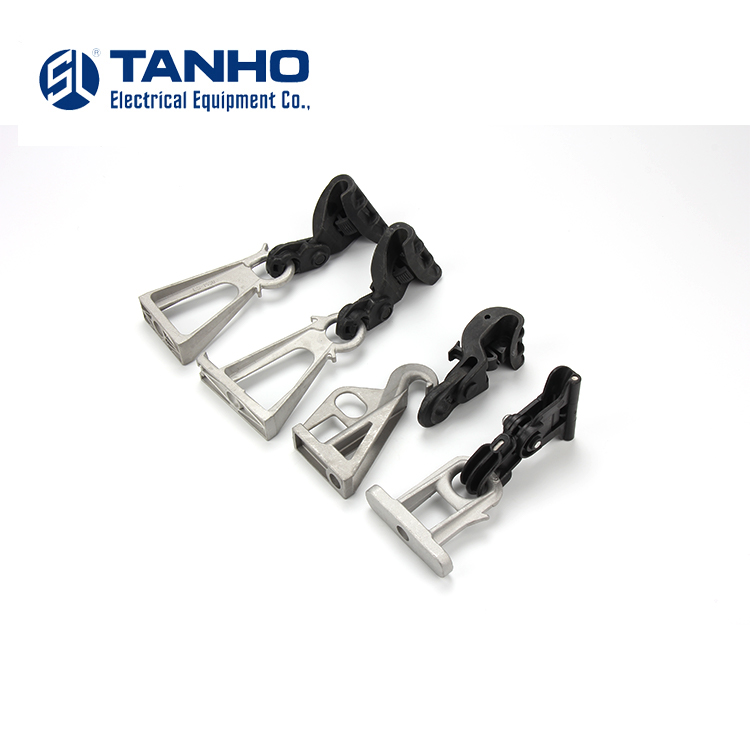 insulated wire cable suspension clamp  aluminum alloy bracket