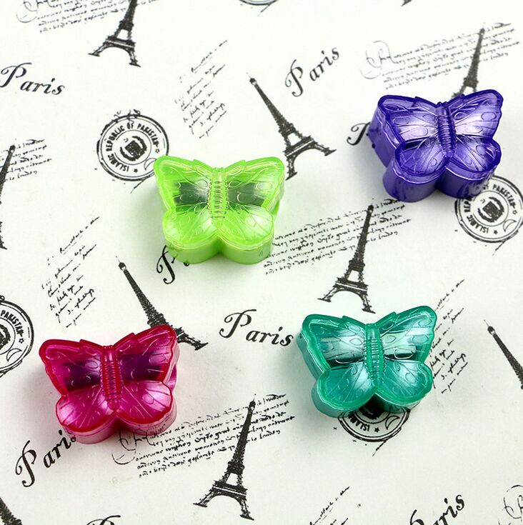 Lovely Small Dairy Butterfly Shape Single Hole Mini Pencil Sharpeners