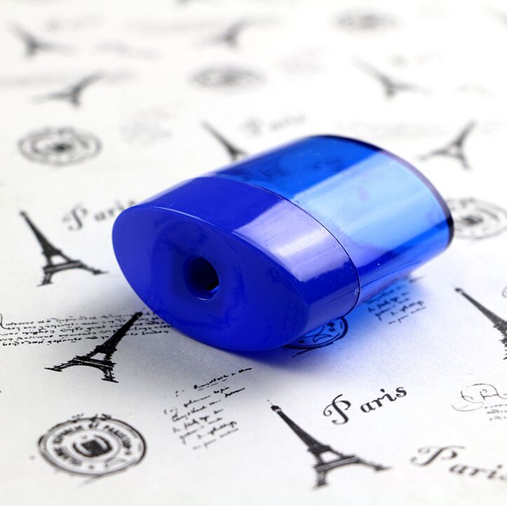 Hot wholesale custom transparent plastic pencil sharpener