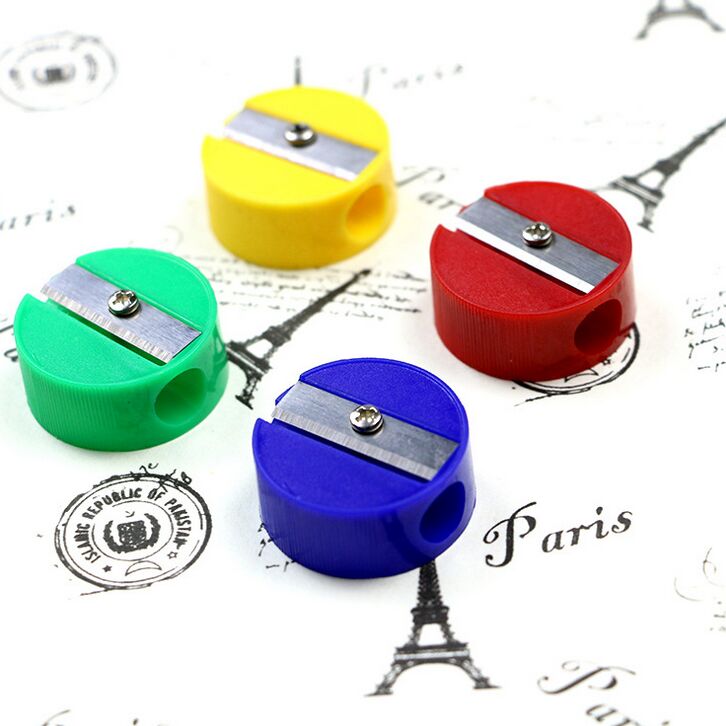 High quality small round shape durable pencil sharpener