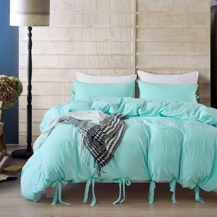 Microfibre Color Textile Queen Quilt Comforter Middle East Bedding Set