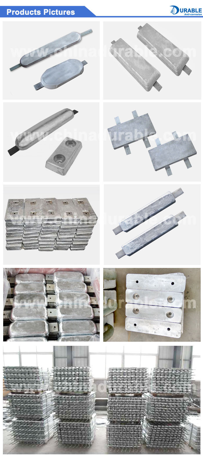 Boat and ship corrosion prevention Zinc boat anodes hull welding and bolt type for sacrificial and cathodic protection
