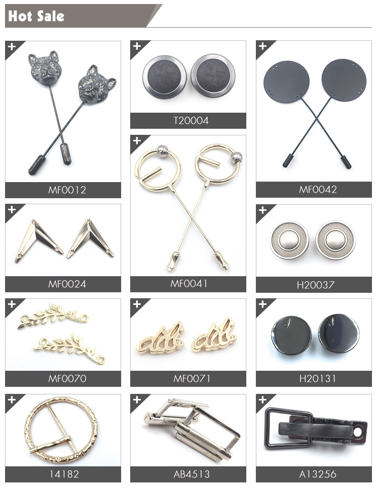 Garment Decoration Metal Bag Accessories Gold Round Metal Accessories For Clothing Outerwear Coat
