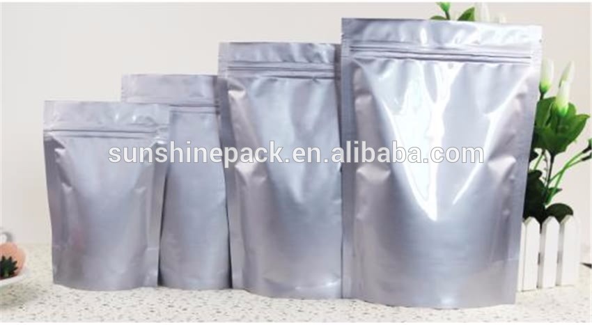 wholesale aluminum foil ziplock bag for package
