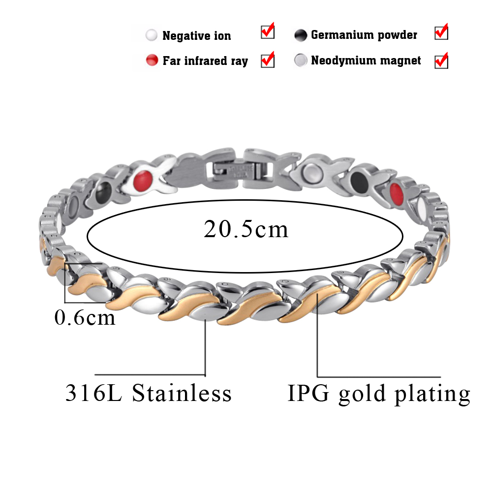 IPG Plated Black Color stainless  steel  bracelet metal  bracelet  fashion  jewelry