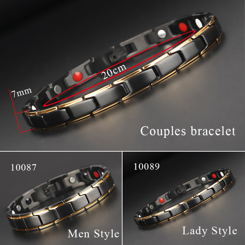Mens Fashion Magnetic Stainless Steel Magnetic Bracelet Pain Relief for Arthritis from Reliable magnetic bracelet suppliers