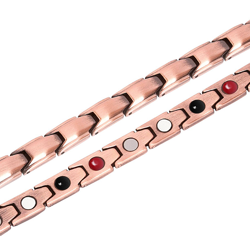 Customized Powerful Copper Magnetic Bracelet For Lady