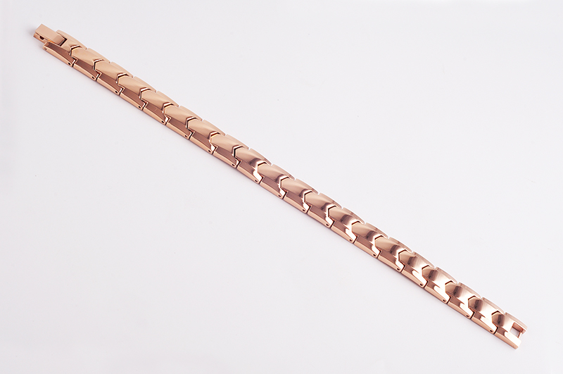 Women's Elegant Rose Gold Titanium Steel Love Heart Magnetic Bio Bracelet 4 Elements Therapy Bracelet With More color
