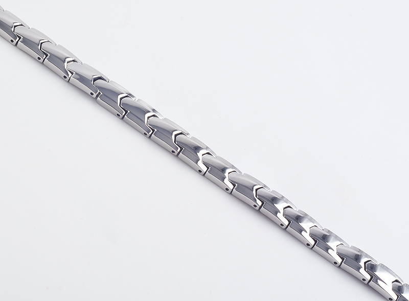 Factory Wholesale Magnetic Energy Power Germanium Bracelet Health Bio Armband Pure Titanium Steel Bracelet