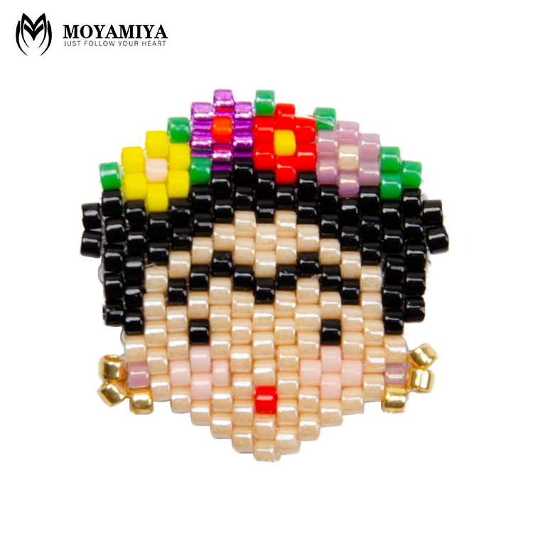MI-P180135 Moyamiya Hot sale handmade jewelry jewelry delica beads head miyuki pendant