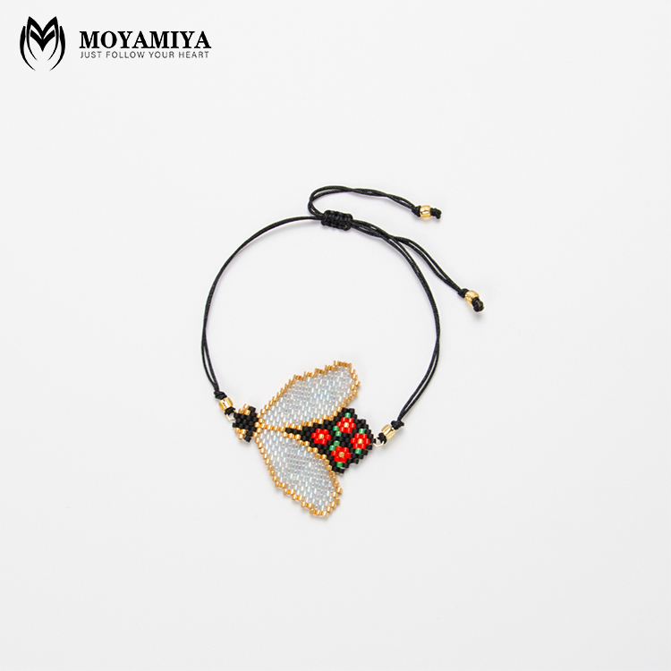 Moyamiya Miyuki delica earrings bracelets necklaces beaded bee jewelry set for women girls