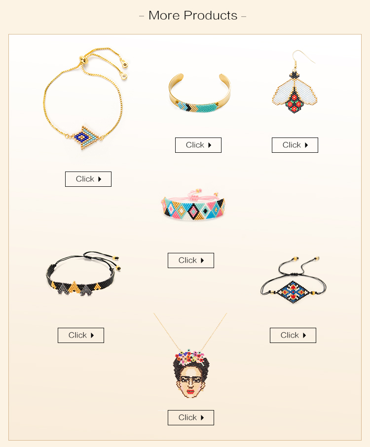 MI-S180056 Moyamiya Custom Kiss Cheap Beads Fashion Bohemian Charms Bracelets Women Accessories Womens Earrings Jewelry