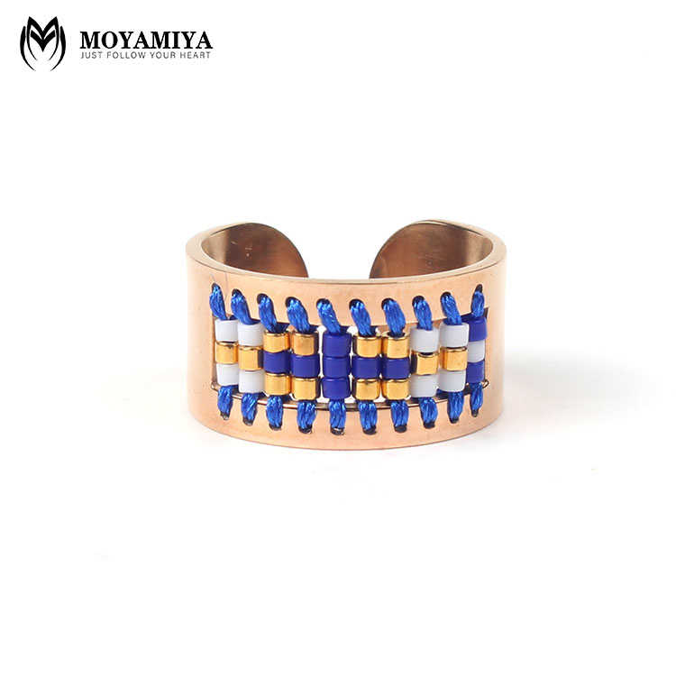 OEM-MIR193009 Moyamiya 2019 Miyuki Bohemia Fantastic Handmade Ring for Woman