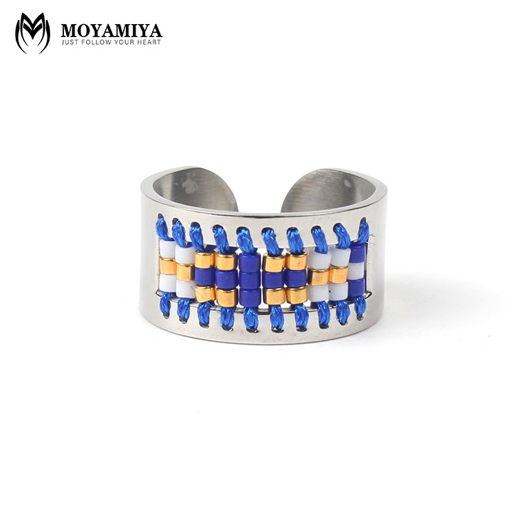 OEM-MIR193009 Moyamiya 2019 Miyuki Bohemia Fantastic Handmade Ring for Woman