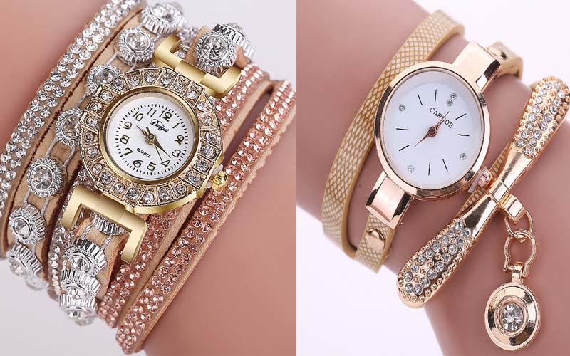 Fashion  Magnetic Watch Steel Strap Ladies Rotating dial Watch