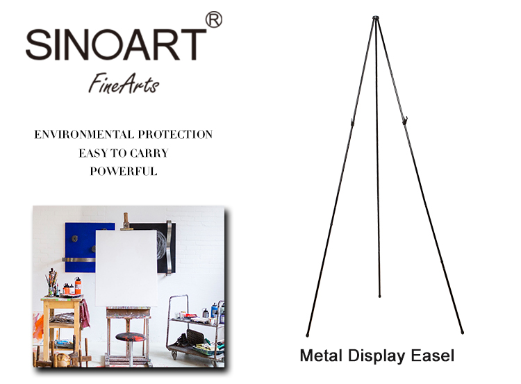 High Quality Artist Drawing Metal Display Stand Easel Metal Easel For Students