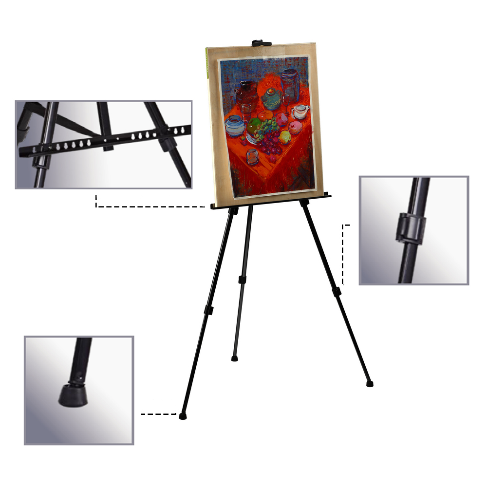 Art Portable Metal Painting Drawing Tripod Stand for Drawing Board