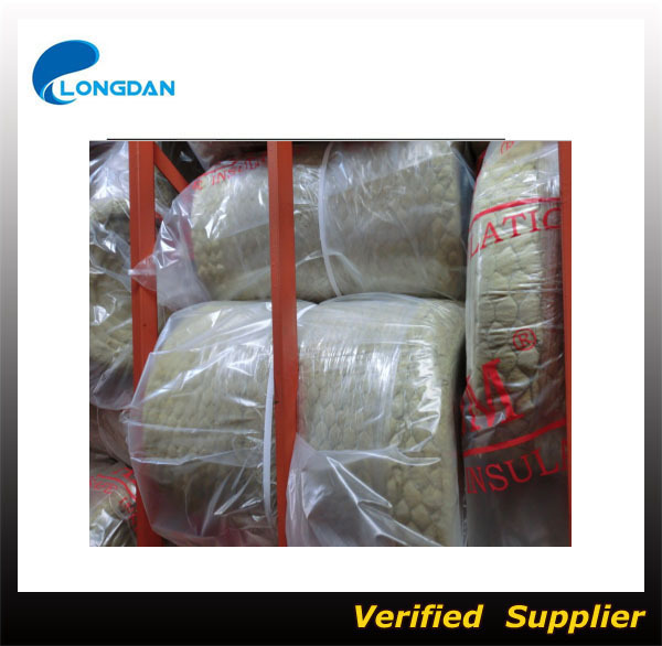 High Quality China Factory Insulation Fireproof Wire-Mesh Rock Wool Blanket for Industry