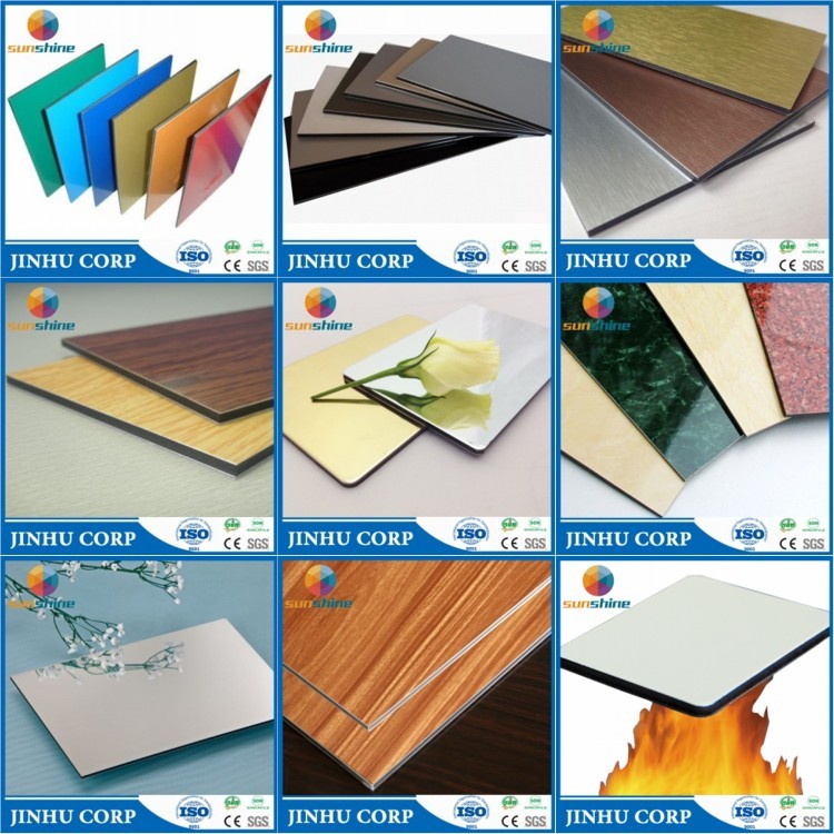 drawing reynobond Aluminum composite panels/ACP with all kinds of color, customized.