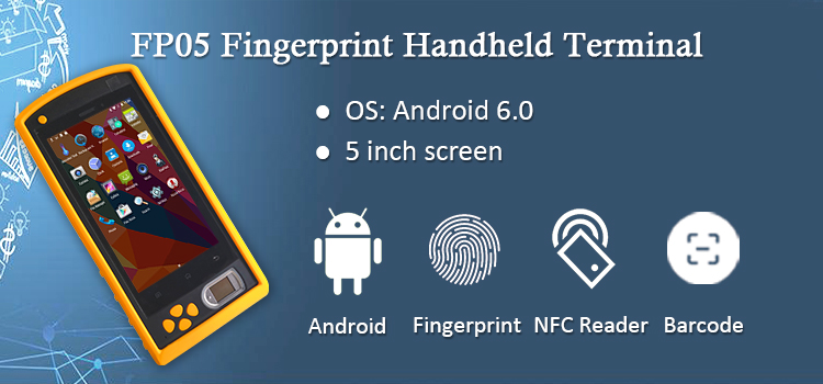 HF FP05 Android Fingerprint Time Attendance Fingerprint School Bus