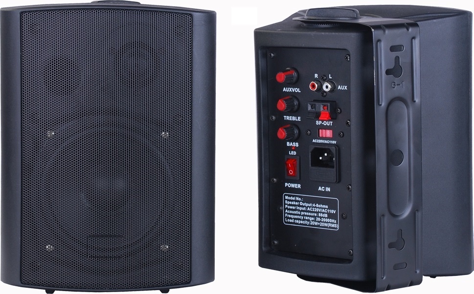 A-676F-A 6" PA system active box speaker for sound system