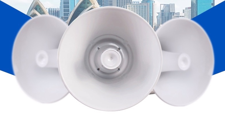 A-H315 ABS 15W Waterpoof outdoor horn speaker for pa system
