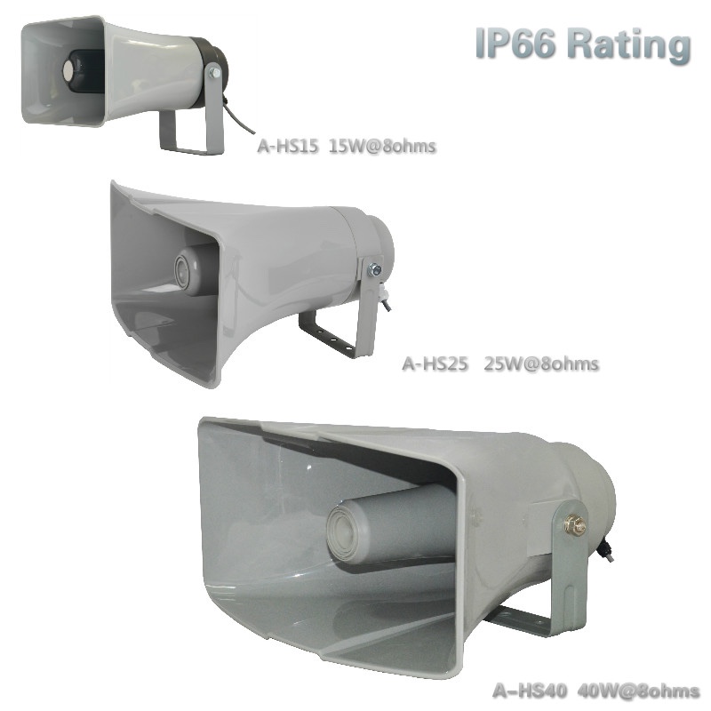 A-HS40 ABS 40W IP66 waterproof outdoor horn speaker for pa system