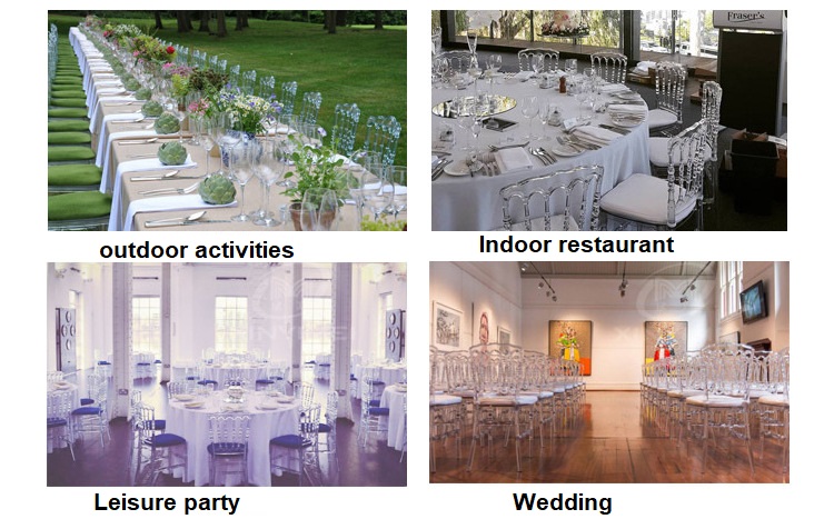 wholesale rental resin acrylic clear transparent royal wedding napoleon event chair