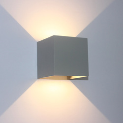 2x3W Modern Acrylic with Aluminum Indoor LED Sconce Wall Light Lamp for Living Room Studying Balcony Hallway Decoration
